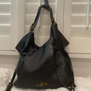 Elliott lucca black leather sintra purse